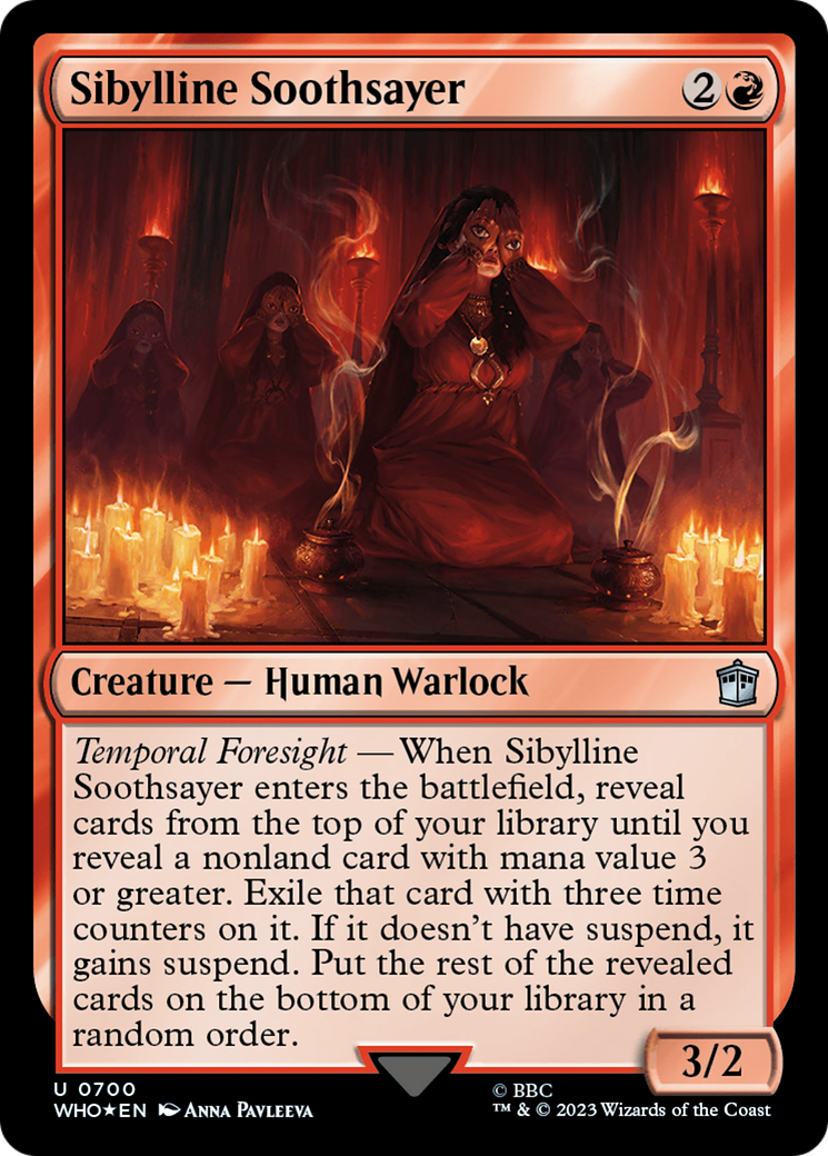 Sibylline Soothsayer (Surge Foil) [Doctor Who] | Gate City Games LLC