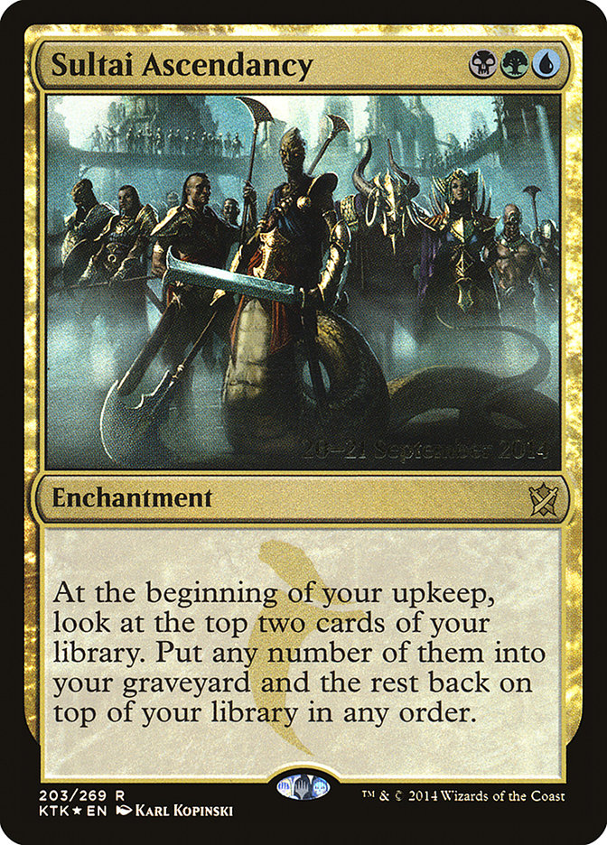 Sultai Ascendancy [Khans of Tarkir Prerelease Promos] | Gate City Games LLC