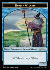 Human Wizard Token [30th Anniversary Tokens] | Gate City Games LLC