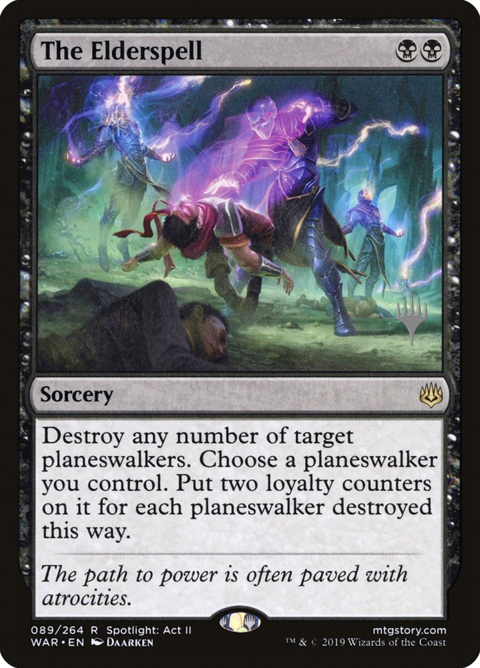 The Elderspell (Promo Pack) [War of the Spark Promos] | Gate City Games LLC