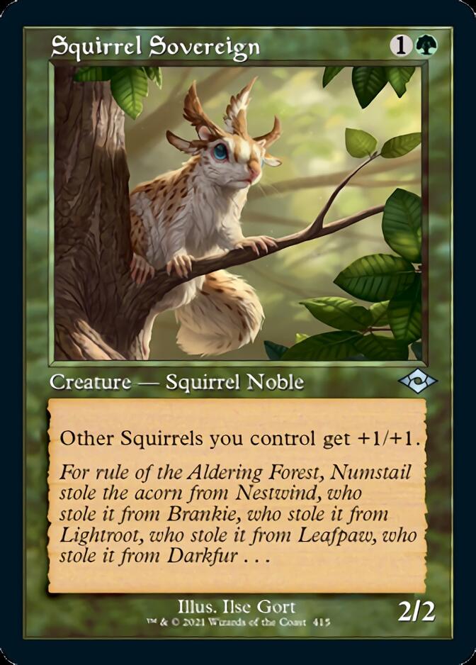 Squirrel Sovereign (Retro Foil Etched) [Modern Horizons 2] | Gate City Games LLC