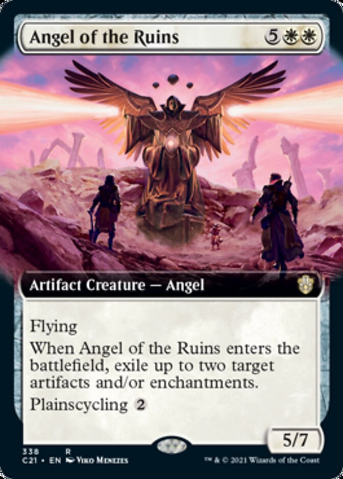 Angel of the Ruins (Extended Art) [Commander 2021] | Gate City Games LLC