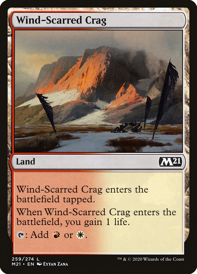 Wind-Scarred Crag [Core Set 2021] | Gate City Games LLC