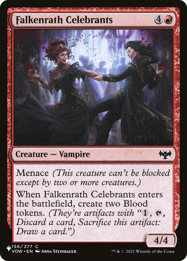Falkenrath Celebrants [The List] | Gate City Games LLC