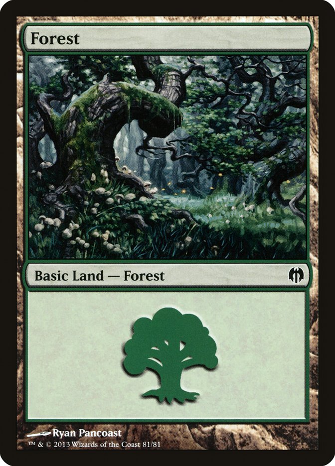 Forest (81) [Duel Decks: Heroes vs. Monsters] | Gate City Games LLC