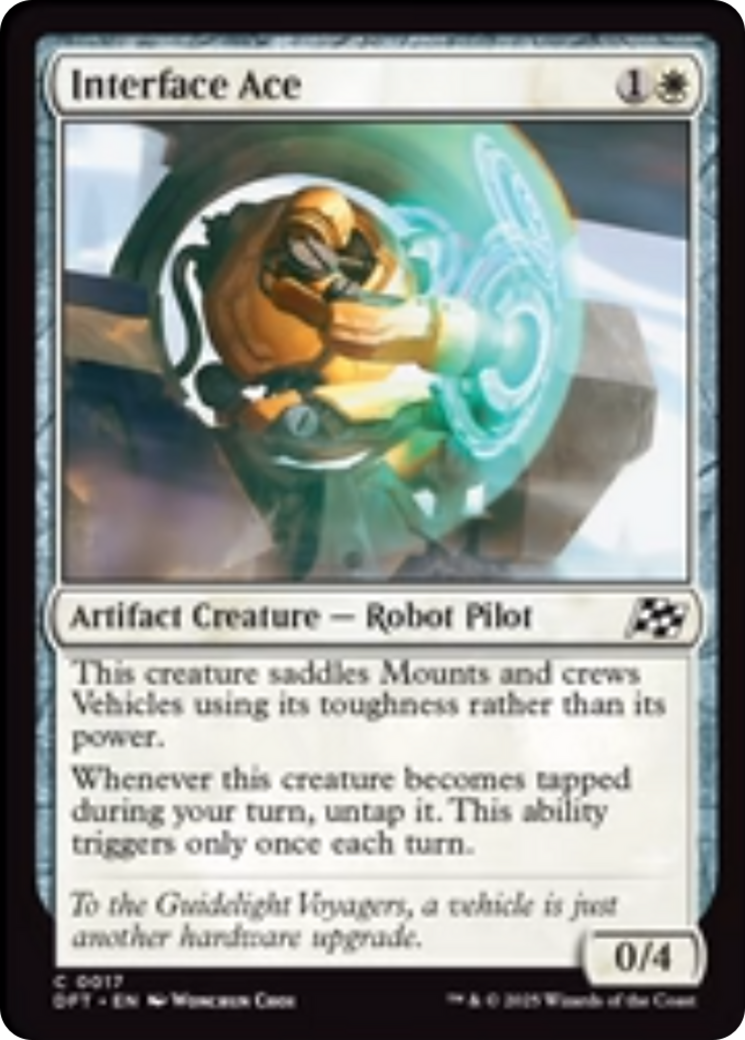 Interface Ace [Aetherdrift] | Gate City Games LLC
