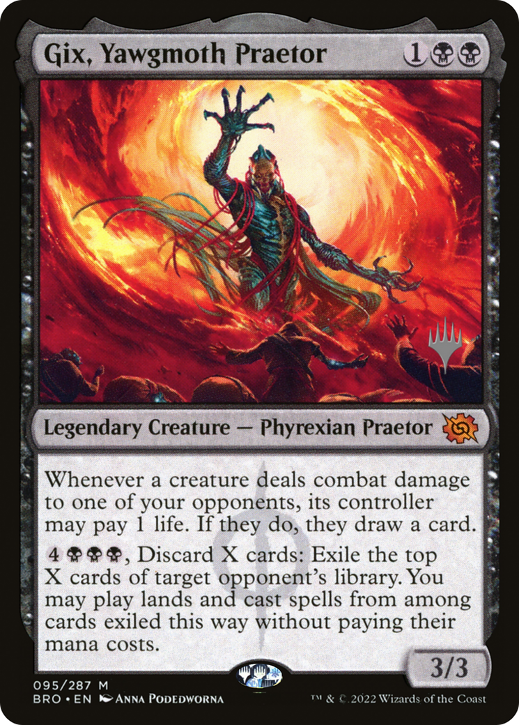 Gix, Yawgmoth Praetor (Promo Pack) [The Brothers' War Promos] | Gate City Games LLC