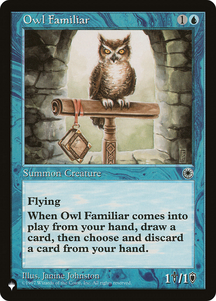 Owl Familiar [The List Reprints] | Gate City Games LLC