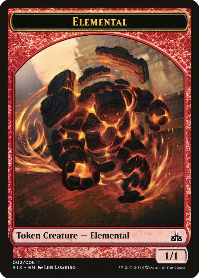 Elemental Token (002/006) [Rivals of Ixalan Tokens] | Gate City Games LLC