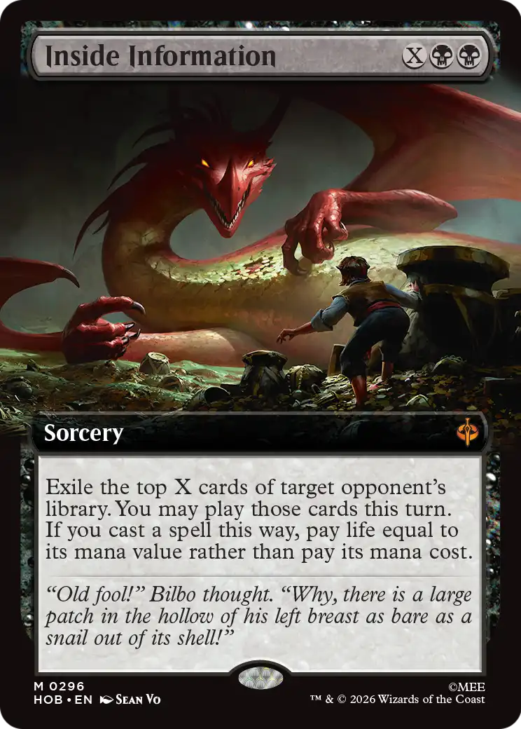 Inside Information (Extended Art) [The Hobbit] | Gate City Games LLC