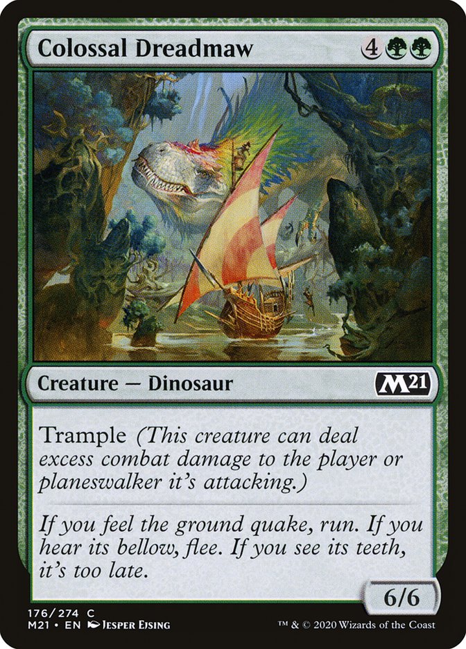 Colossal Dreadmaw [Core Set 2021] | Gate City Games LLC