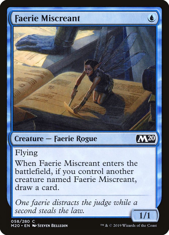Faerie Miscreant [Core Set 2020] | Gate City Games LLC