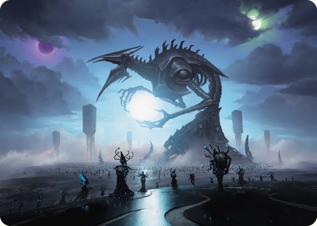 Blue Sun's Twilight Art Card [Phyrexia: All Will Be One Art Series] | Gate City Games LLC