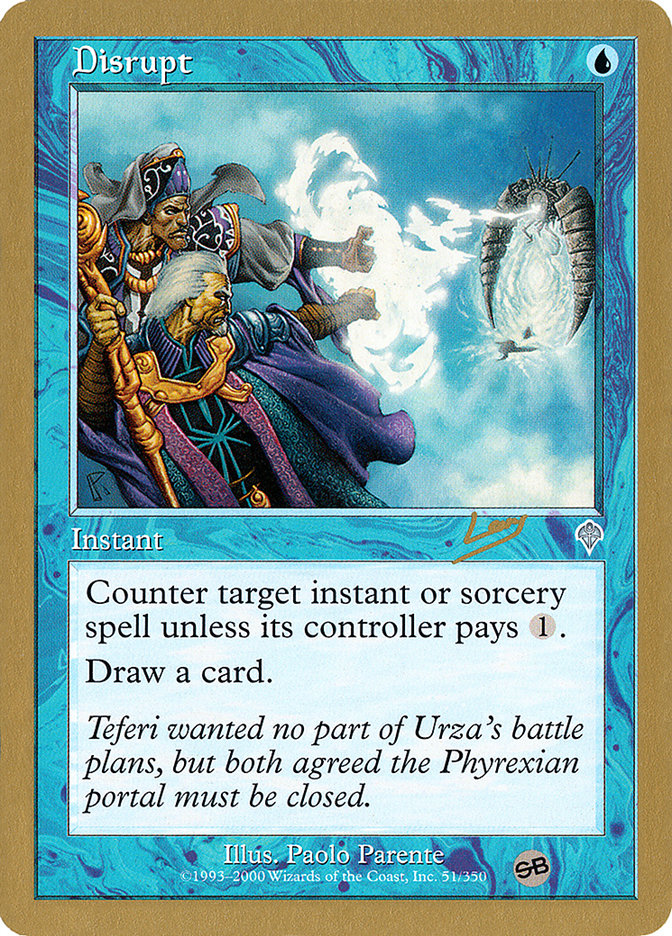 Disrupt (Raphael Levy) (SB) [World Championship Decks 2002] | Gate City Games LLC