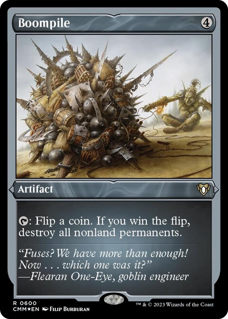 Boompile (Foil Etched) [Commander Masters] | Gate City Games LLC