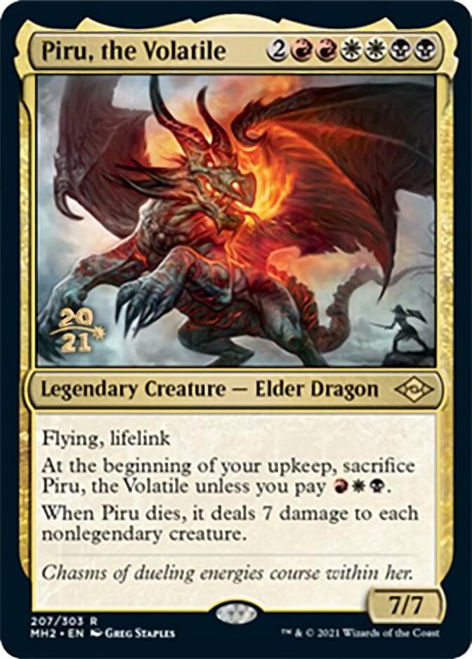 Piru, the Volatile [Modern Horizons 2 Prerelease Promos] | Gate City Games LLC
