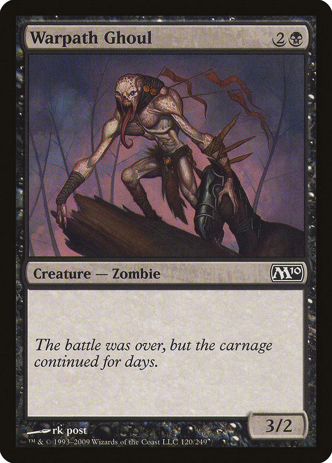 Warpath Ghoul [Magic 2010] | Gate City Games LLC