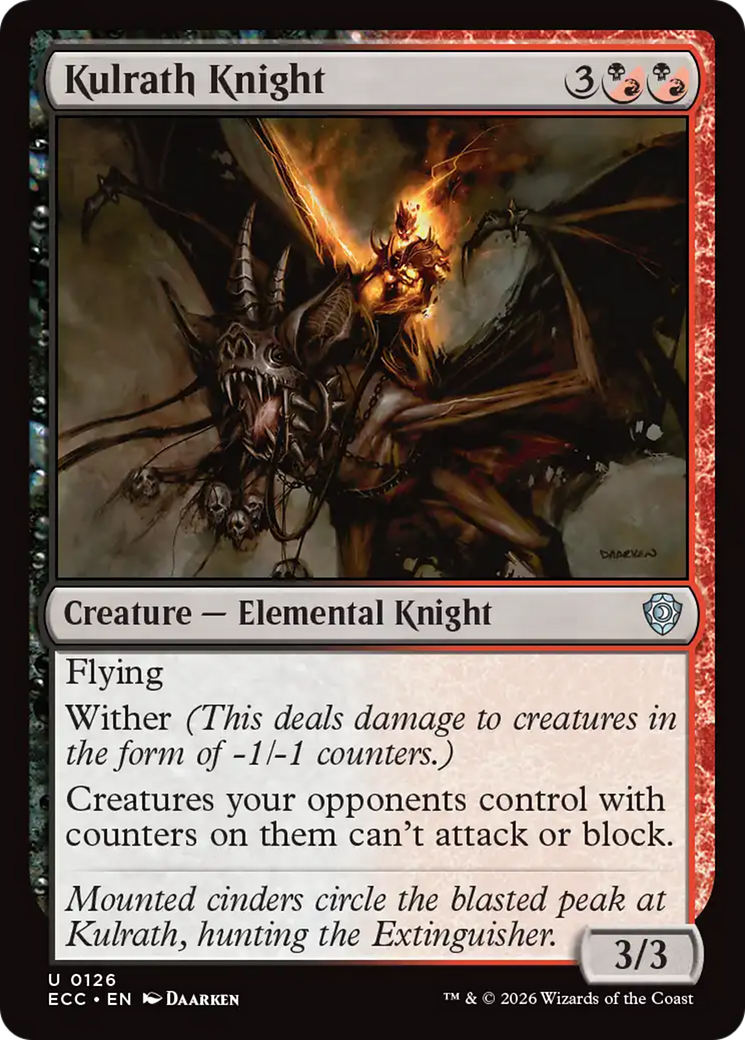 Kulrath Knight [Lorwyn Eclipsed Commander] | Gate City Games LLC