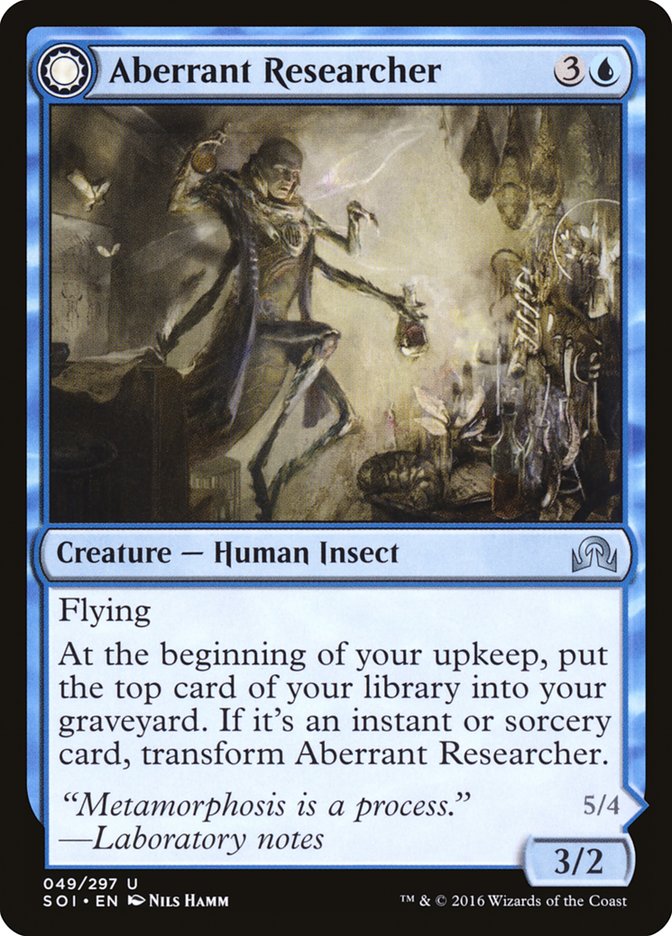 Aberrant Researcher // Perfected Form [Shadows over Innistrad] | Gate City Games LLC