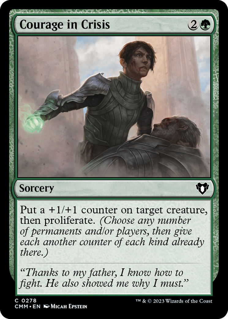 Courage in Crisis [Commander Masters] | Gate City Games LLC