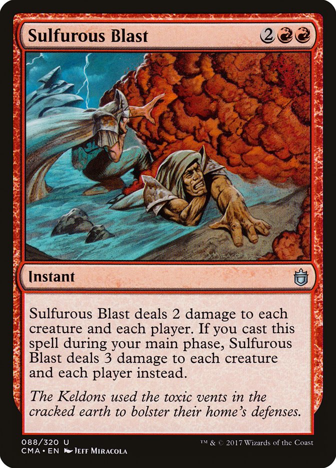 Sulfurous Blast [Commander Anthology] | Gate City Games LLC