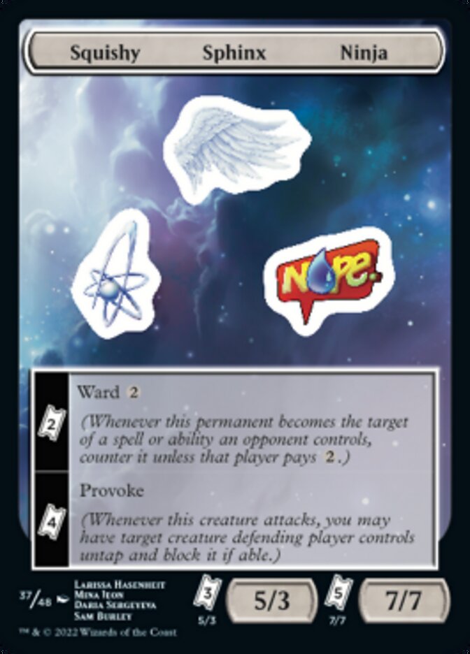 Squishy Sphinx Ninja [Unfinity Stickers] | Gate City Games LLC