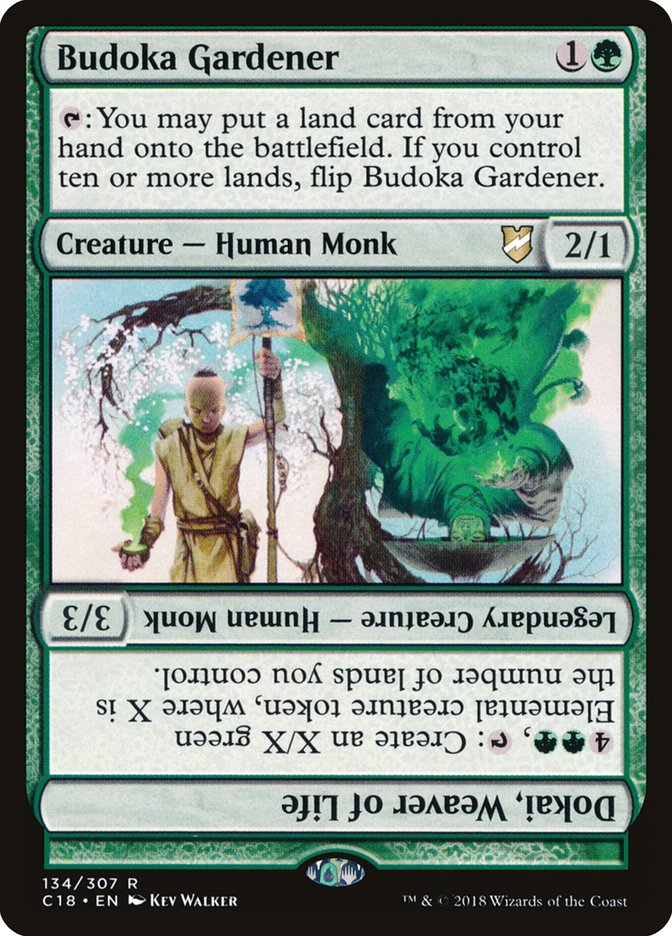 Budoka Gardener // Dokai, Weaver of Life [Commander 2018] | Gate City Games LLC