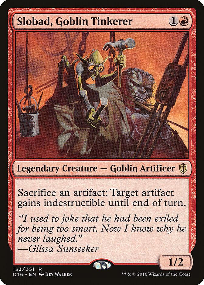 Slobad, Goblin Tinkerer [Commander 2016] | Gate City Games LLC