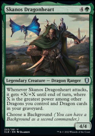 Skanos Dragonheart [Commander Legends: Battle for Baldur's Gate] | Gate City Games LLC