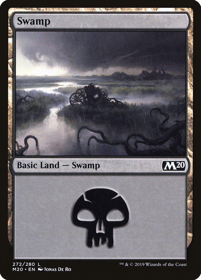Swamp (272) [Core Set 2020] | Gate City Games LLC
