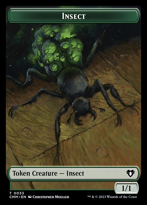 Eldrazi Spawn // Insect Double-Sided Token [Commander Masters Tokens] | Gate City Games LLC