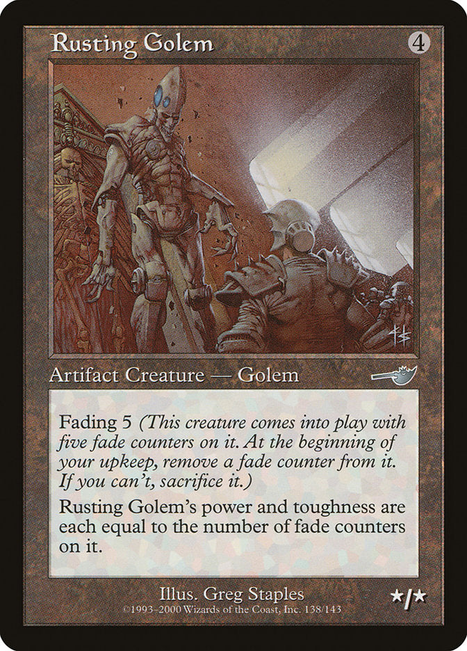 Rusting Golem [Nemesis] | Gate City Games LLC