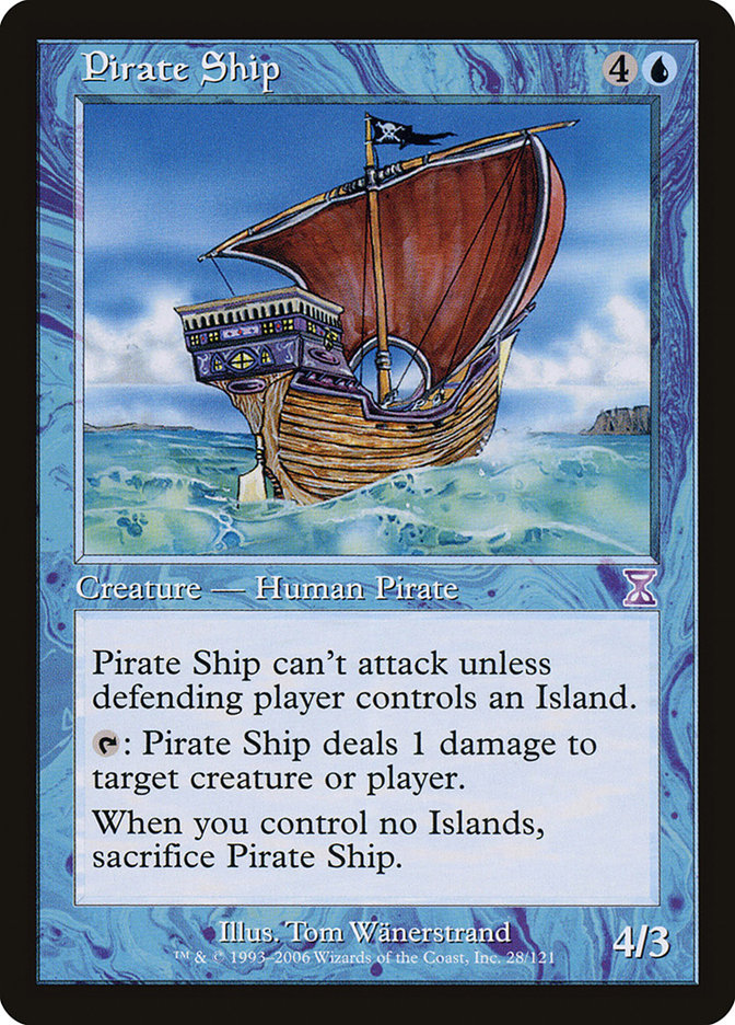 Pirate Ship [Time Spiral Timeshifted] | Gate City Games LLC
