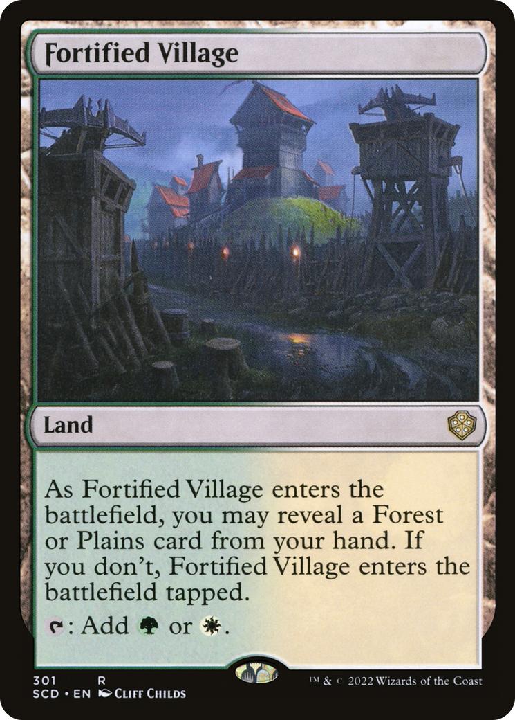 Fortified Village [Starter Commander Decks] | Gate City Games LLC