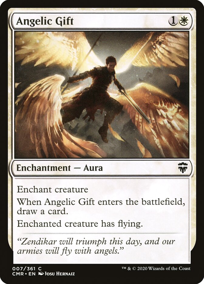Angelic Gift [Commander Legends] | Gate City Games LLC