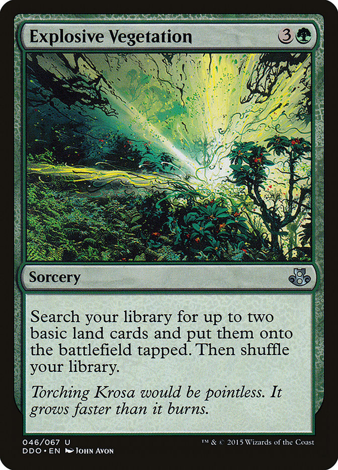 Explosive Vegetation [Duel Decks: Elspeth vs. Kiora] | Gate City Games LLC