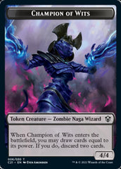 Eldrazi // Champion of Wits Double-Sided Token [Commander 2021 Tokens] | Gate City Games LLC