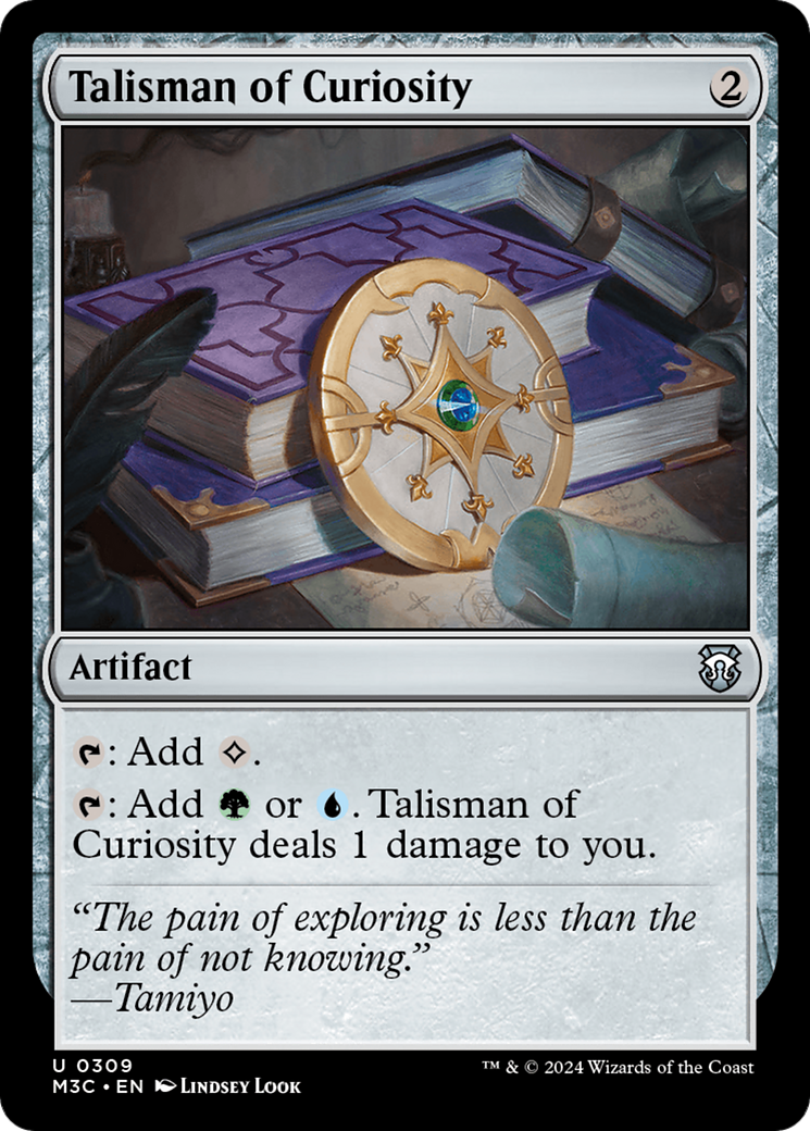 Talisman of Curiosity (Ripple Foil) [Modern Horizons 3 Commander] | Gate City Games LLC