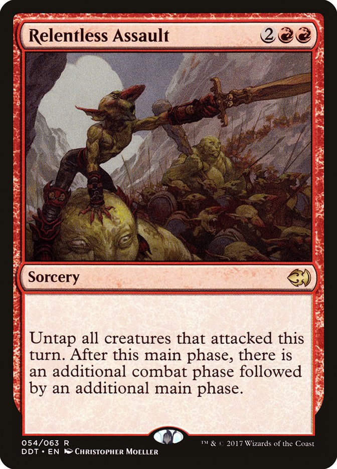 Relentless Assault [Duel Decks: Merfolk vs. Goblins] | Gate City Games LLC