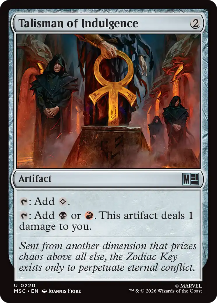 Talisman of Indulgence (Surge Foil) [Marvel Super Heroes Commander] | Gate City Games LLC
