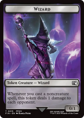 Bird (0017) // Wizard (0015) Double-Sided Token [FINAL FANTASY Tokens] | Gate City Games LLC