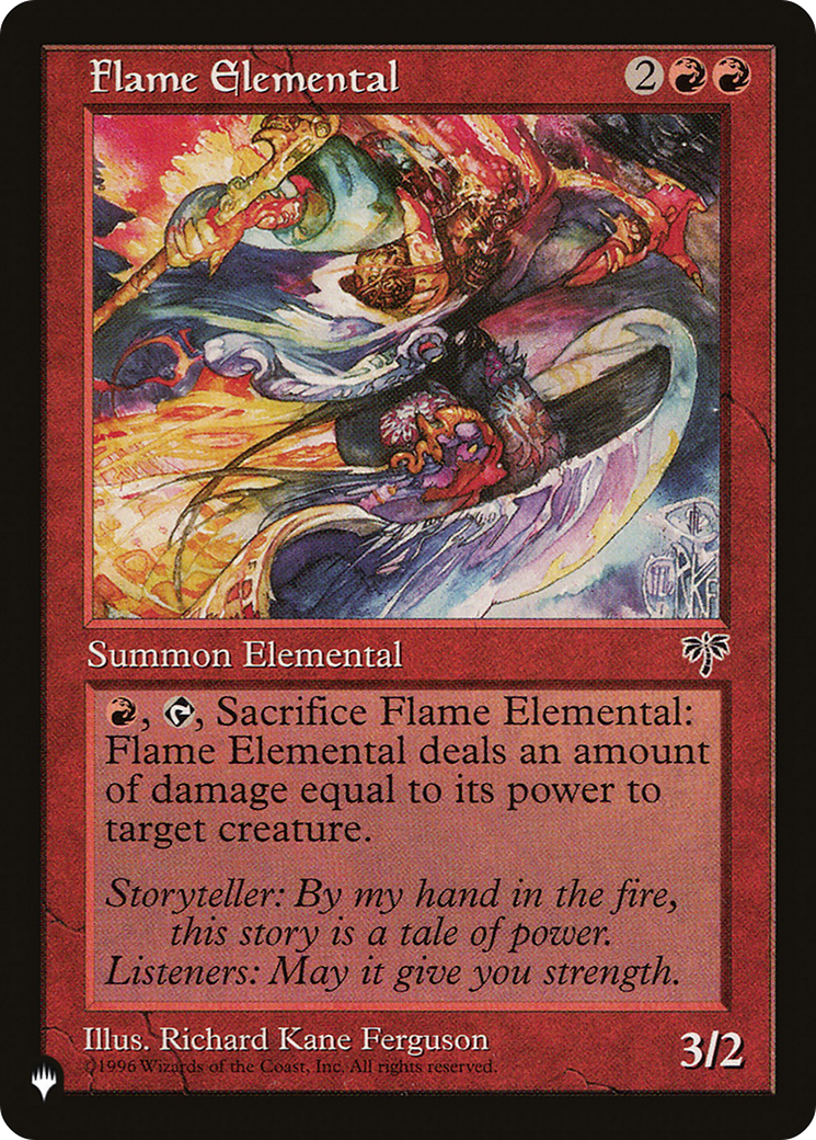 Flame Elemental [The List] | Gate City Games LLC