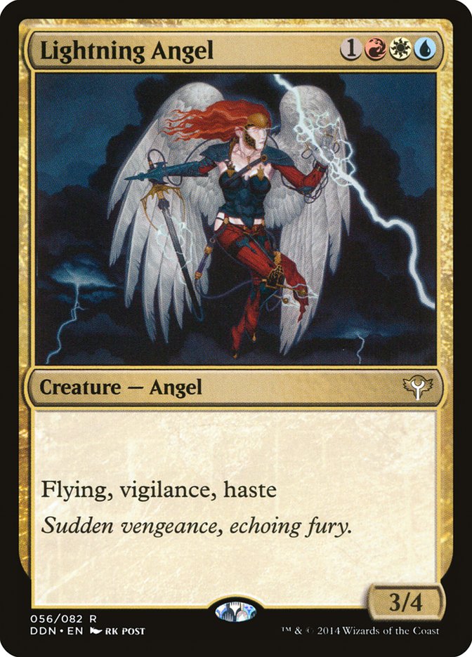 Lightning Angel [Duel Decks: Speed vs. Cunning] | Gate City Games LLC