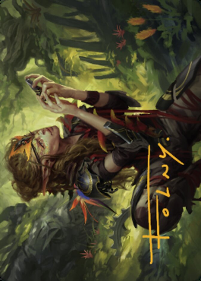 Meria, Scholar of Antiquity Art Card (Gold-Stamped Signature) [Dominaria United Art Series] | Gate City Games LLC