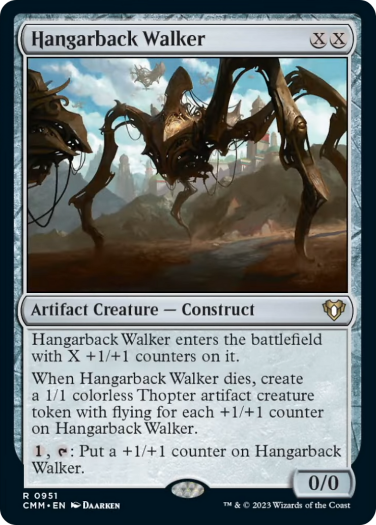 Hangarback Walker [Commander Masters] | Gate City Games LLC