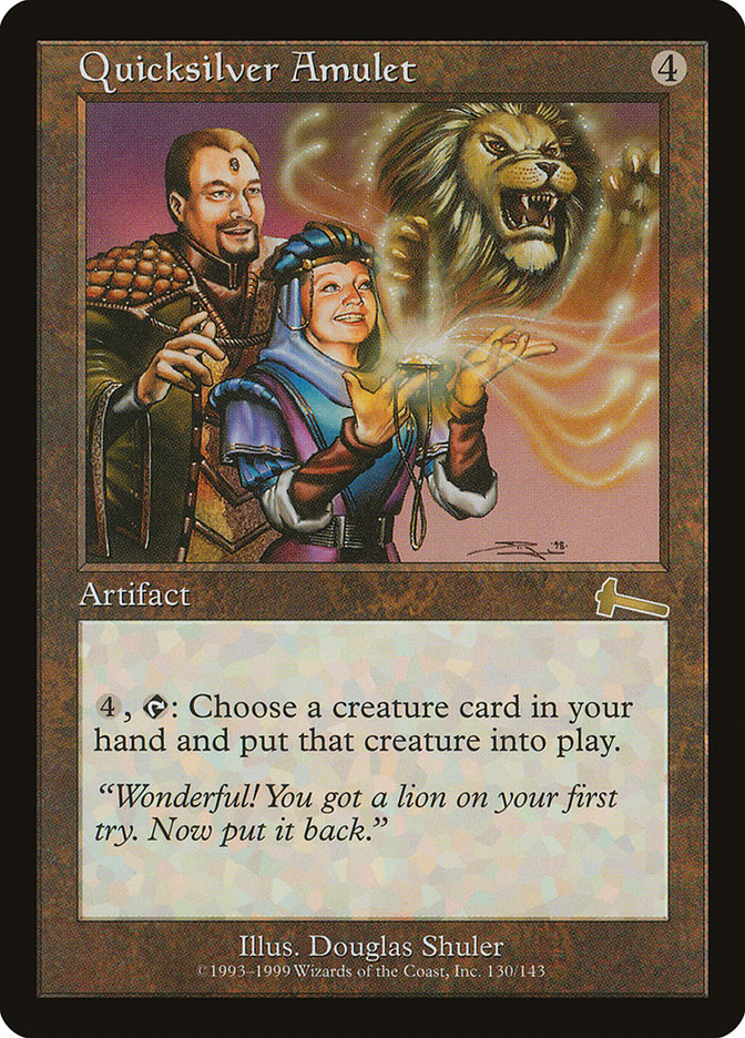 Quicksilver Amulet [Urza's Legacy] | Gate City Games LLC
