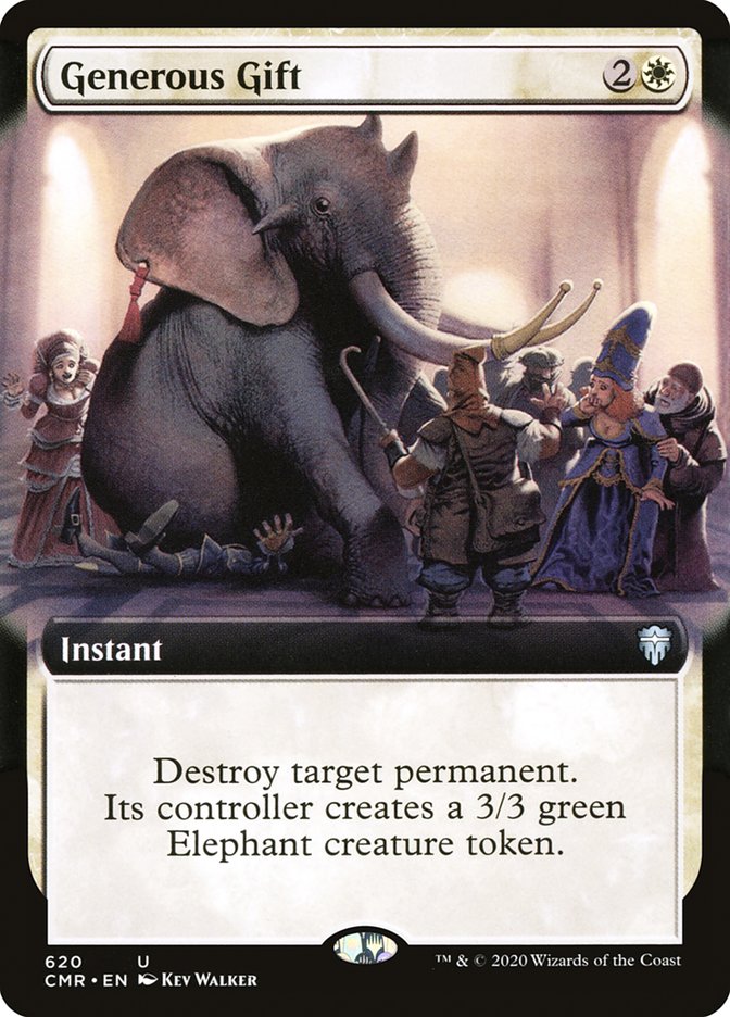 Generous Gift (Extended Art) [Commander Legends] | Gate City Games LLC