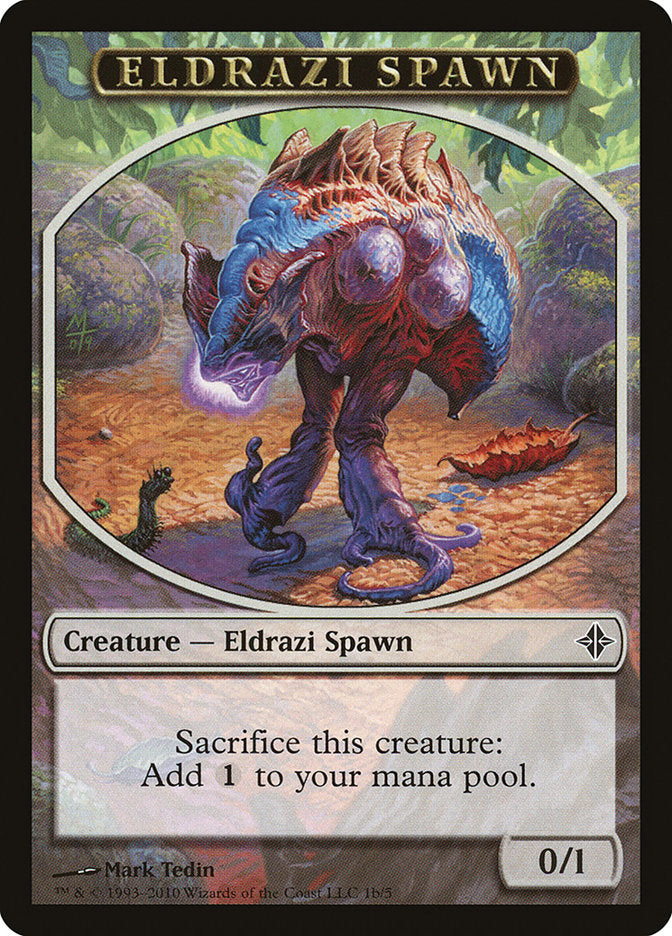 Eldrazi Spawn Token (1b/5) [Rise of the Eldrazi Tokens] | Gate City Games LLC