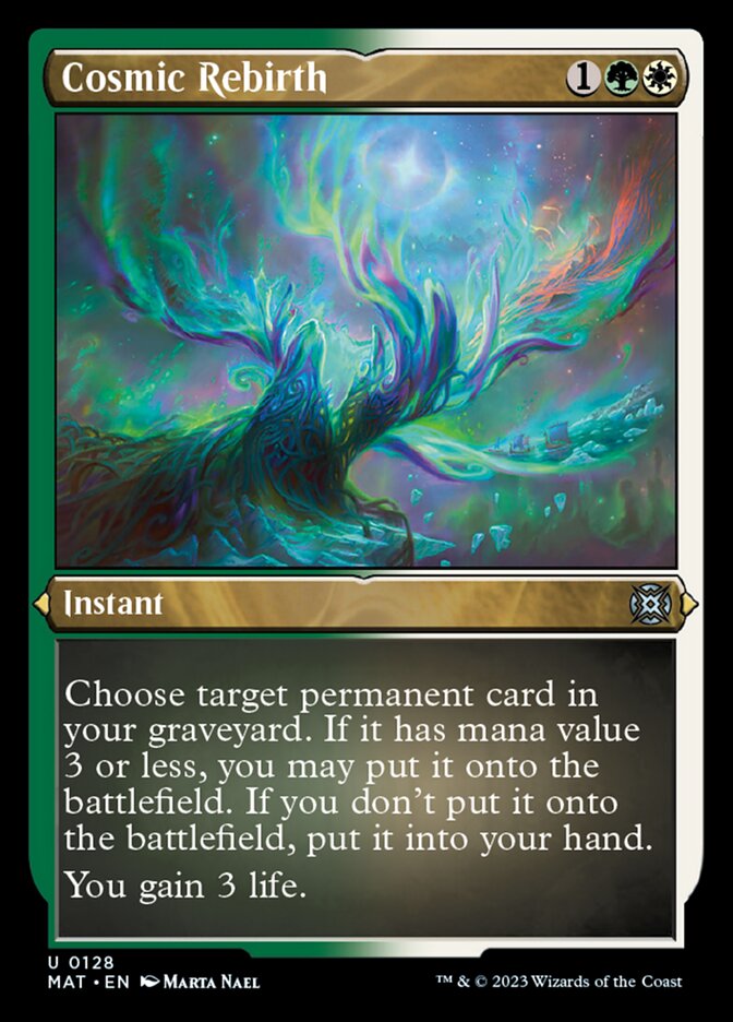 Cosmic Rebirth (Foil Etched) [March of the Machine: The Aftermath] | Gate City Games LLC