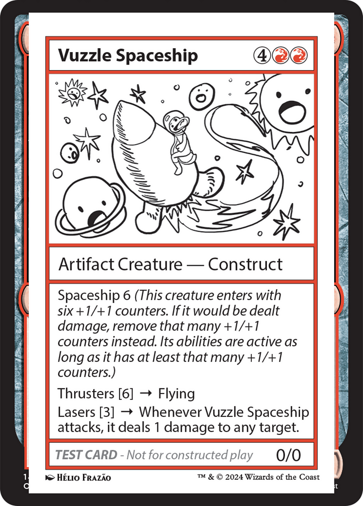 Vuzzle Spaceship [Mystery Booster 2 Playtest Cards] | Gate City Games LLC